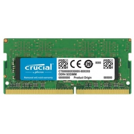 Оперативная память для ноутбуков SO-DDR4 8Gb PC4-19200 2400MHz Crucial CT8G4SFD824A