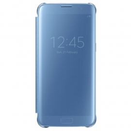 Чехол книжка Samsung для Samsung Galaxy S7 edge Clear View Cover синий