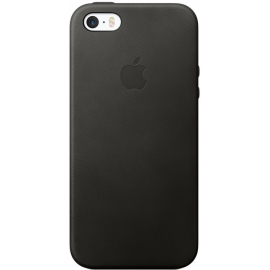 Чехол клип-кейс Apple для iPhone SE/5/5S кожаный черный