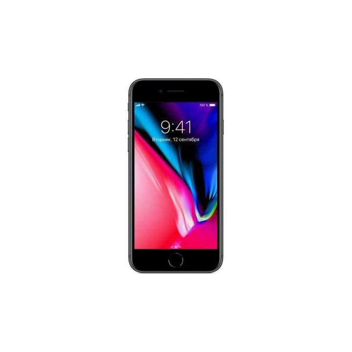 Смартфон Apple iPhone 8 серый 4.7" 64 Гб NFC LTE Wi-Fi GPS 3G MQ6G2RU/A