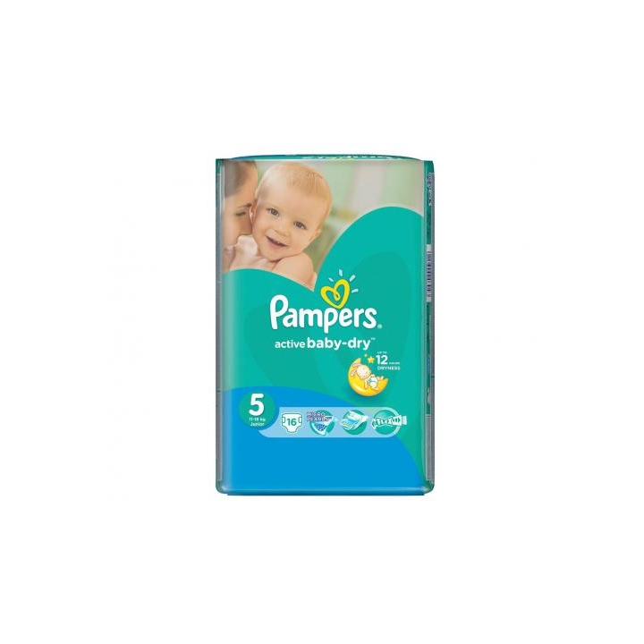 Подгузники Pampers Active Baby Junior (11-18 кг) Стандартная Упаковка 16 шт.