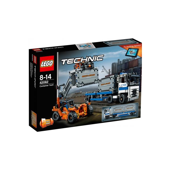 Конструктор LEGO Technic: Контейнерный терминал 631 элемент 42062