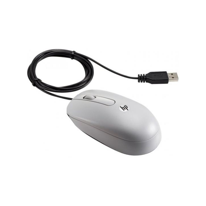 Мышь проводная HP K7W54AA серый USB