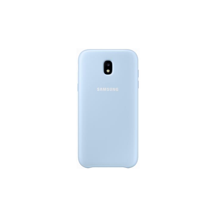 Чехол накладка Samsung для Galaxy J7 2017 Dual Layer Cover голубой