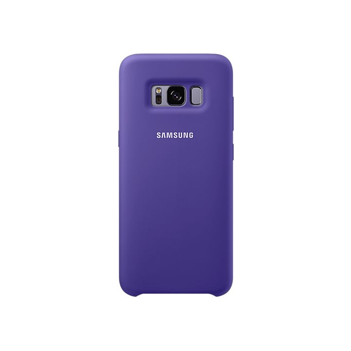Чехол накладка Samsung Silicone Cover для для Galaxy S8 фиолетовый