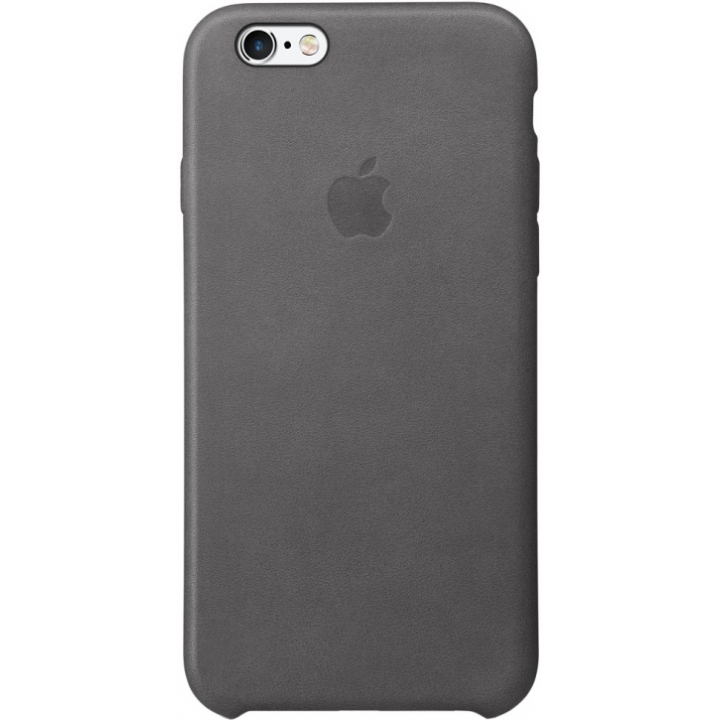 Чехол клип-кейс Apple для iPhone 6/6S кожаный черный